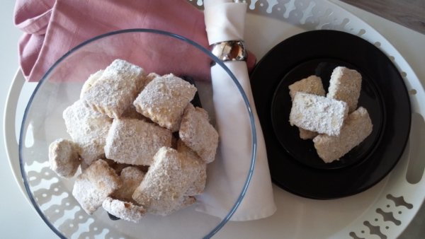 Omlós, ízletes diós keksz | Gluténmentes, tejmentes recept Pink Dust blog